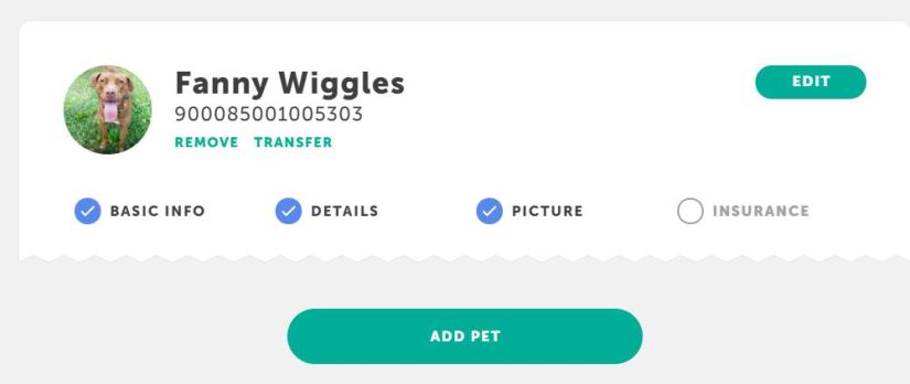 fanny wiggles found pet